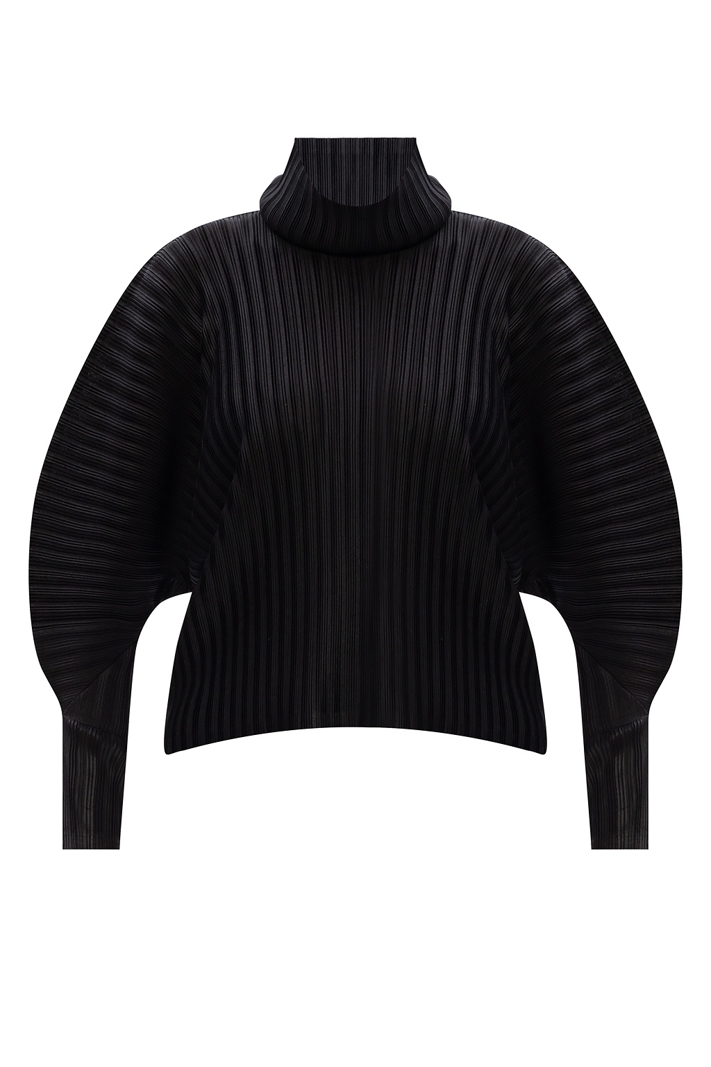 Issey Miyake Pleats Please Pleated mock neck top | Women's